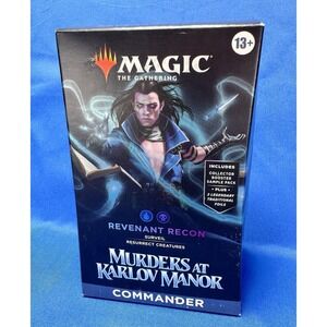 Murders at Karlov Manor Commander Deck - Revenant Recon MTG Brand New Sealed